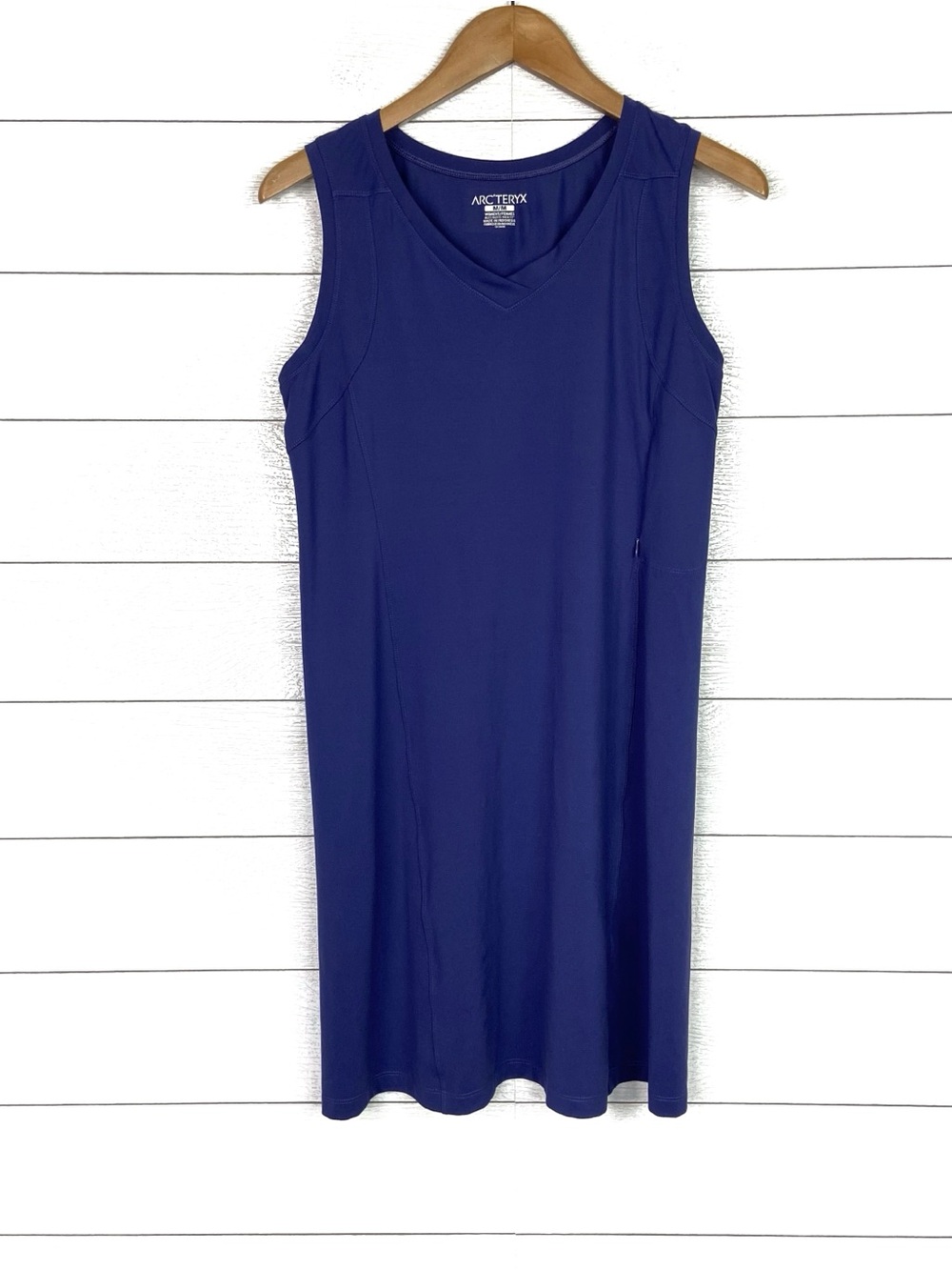 Arcteryx Sleeveless Soltera Dress Soft Stretch Purple Medium Outdoor Active